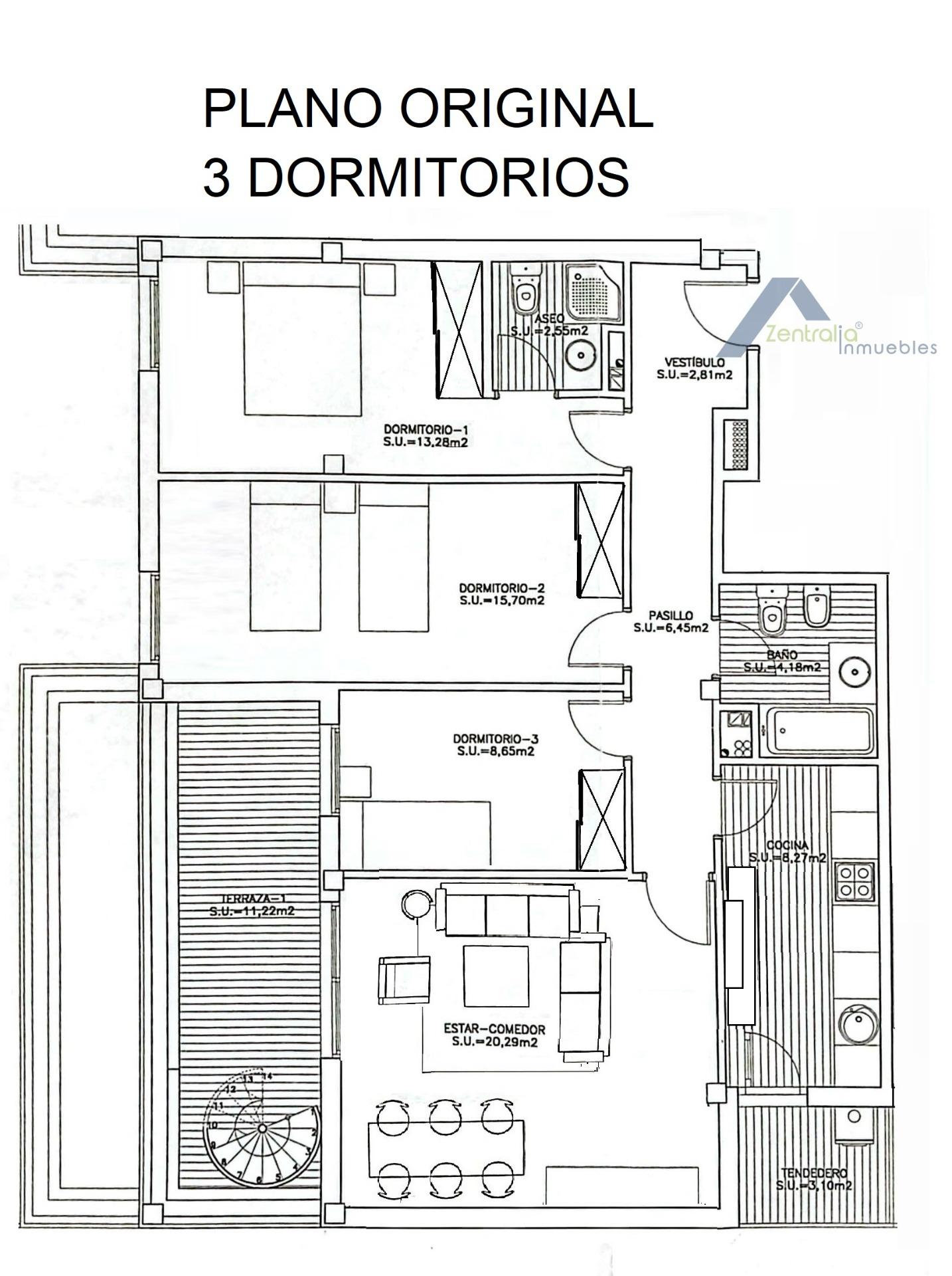 ATICO 2 DORM (ORIGINAL 3) CON TERRAZAS, GARAJE Y TRASTERO