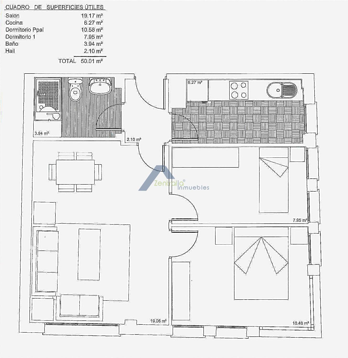 VIVIENDA PARA ENTRAR A VIVIR 2 DORM
