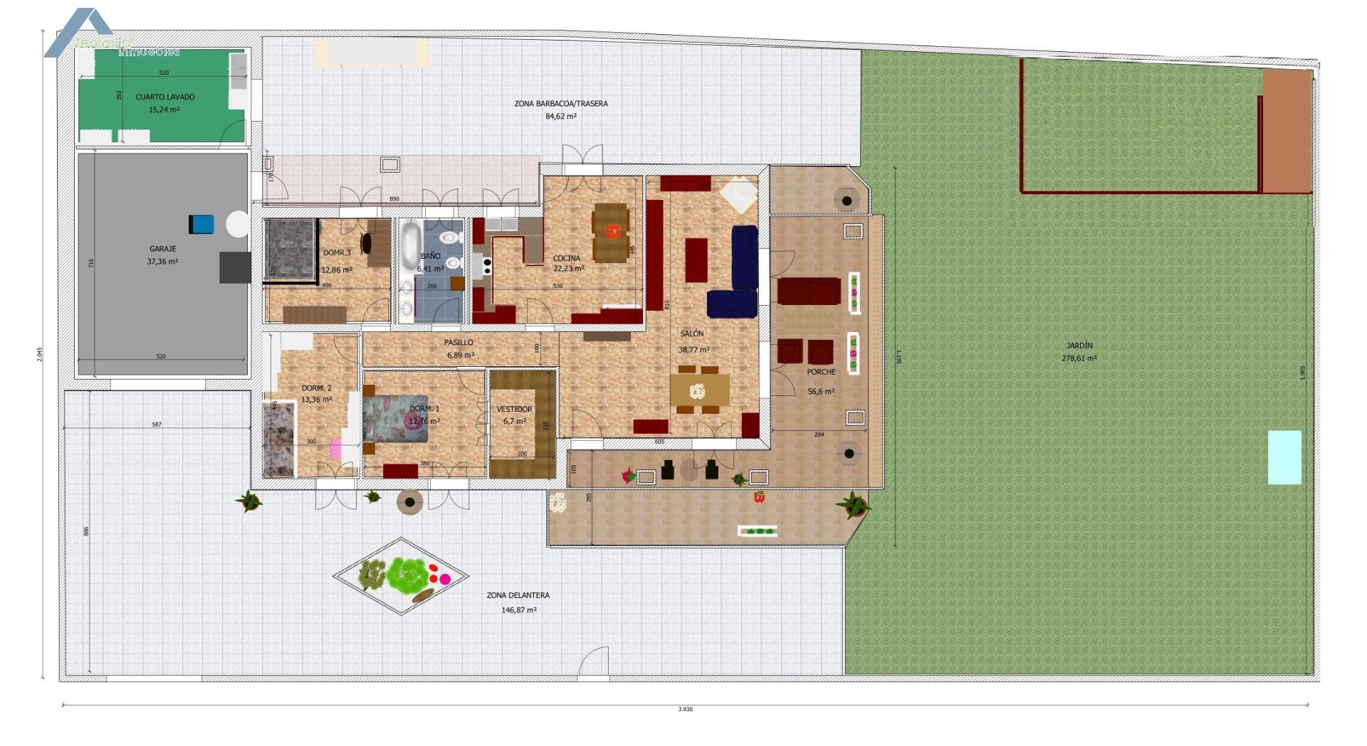 VIVIENDA UNIFAMILIAR EN UNA SOLA PLANTA